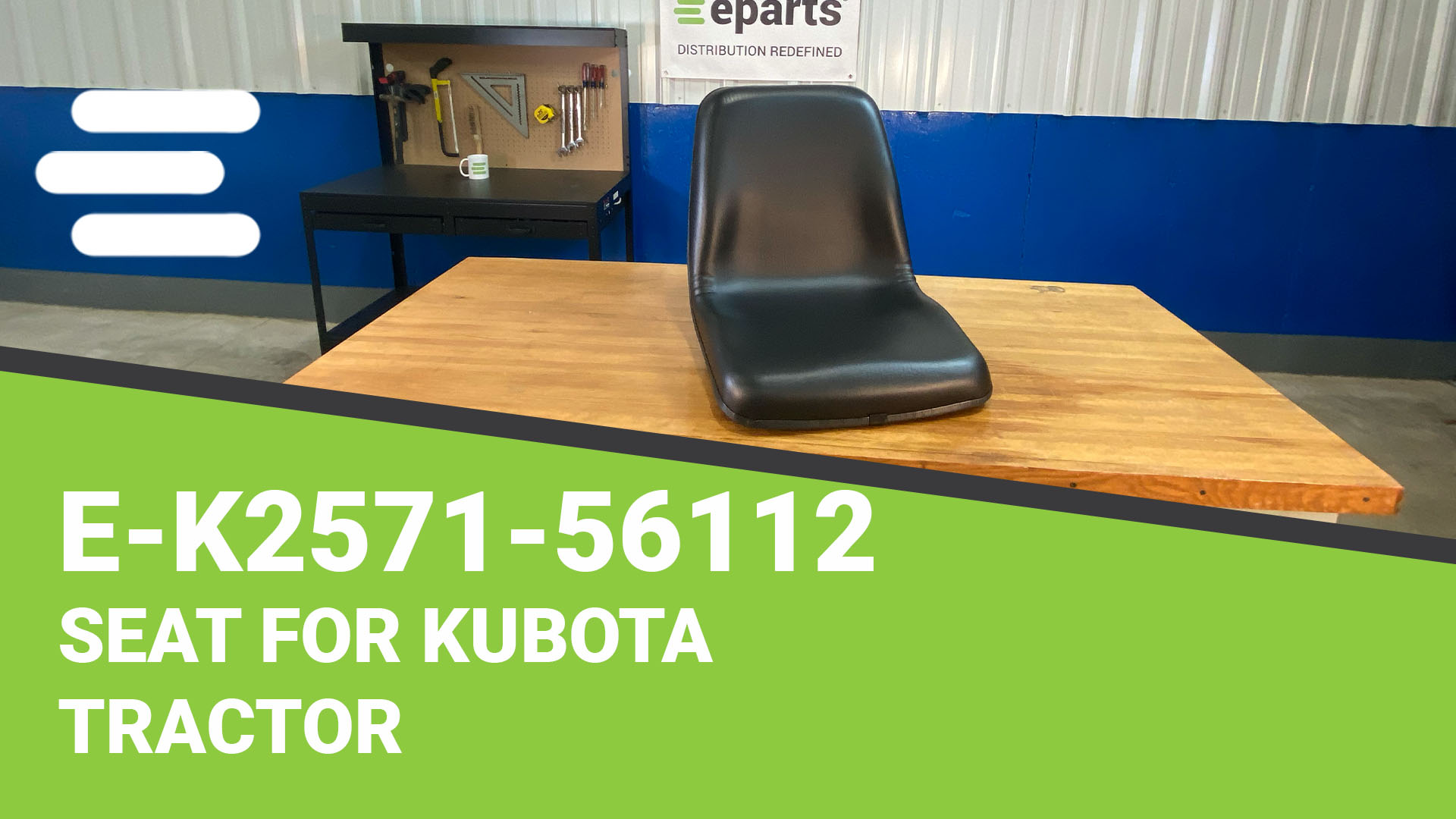 Amazon.com: Eparts, Inc. E-K2571-56112 DirectFit™ Tractor Seat for